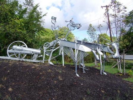 metal sculpture, General Knox Revolutionary war