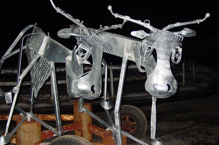 metal sculpture, General Knox Revolutionary war