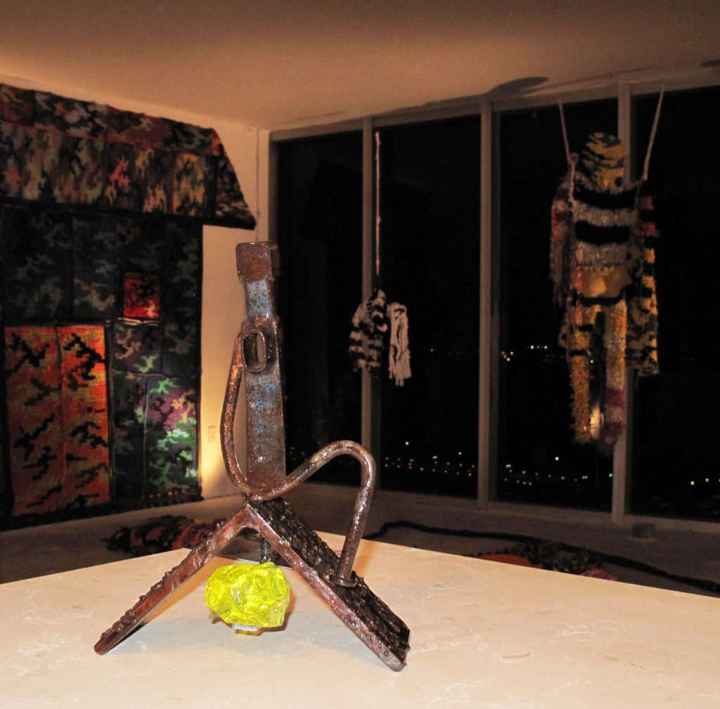 Sculpture called Light Worker in Miami Art Fair