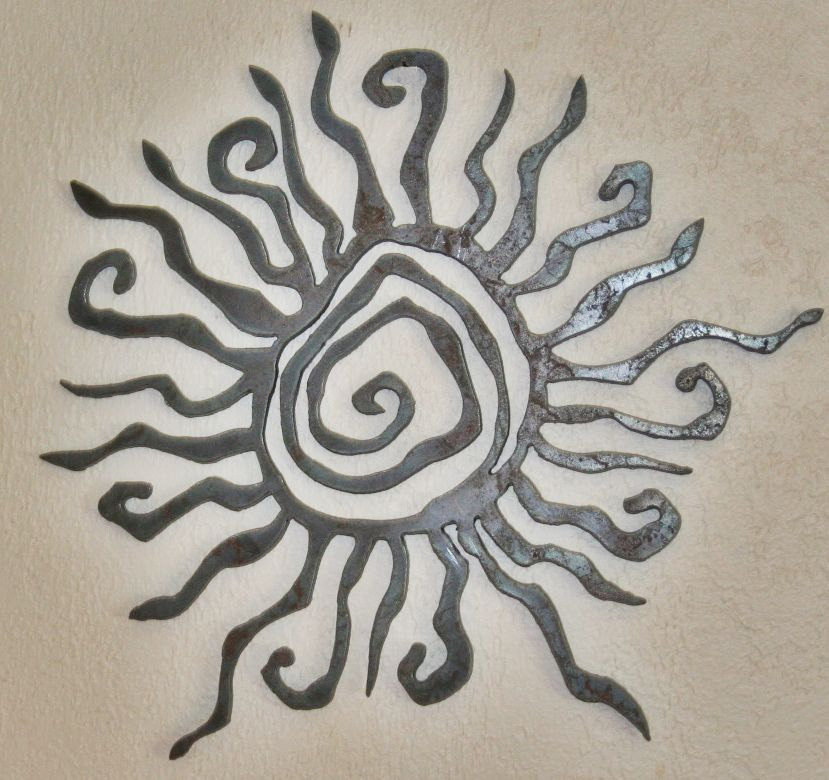 Sun metal wall hanging