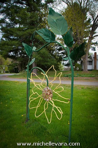 Sunflower gate
