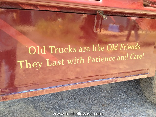 1951 Mack with hand lettering in Gold