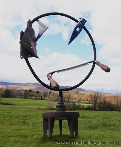 metal sculpture michelle vara