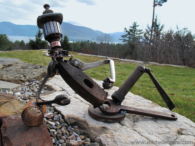 working Man Metal Sculpture