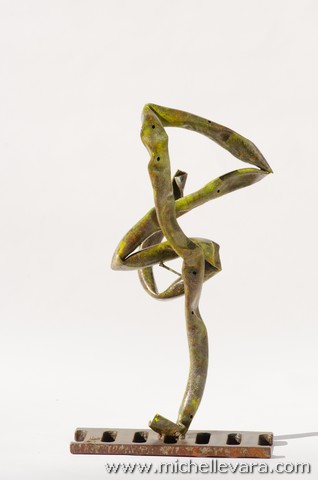 Sculpture No. 716_ from found materials of Storm Sandy