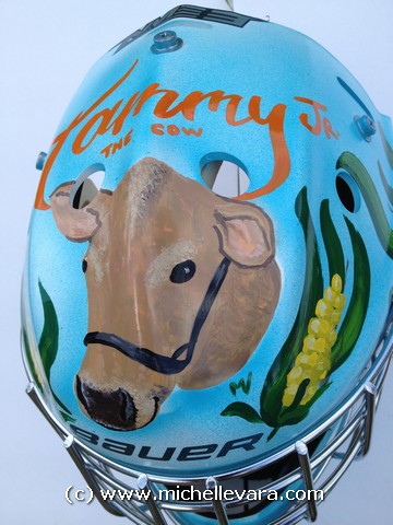 Hand Painted Goalie Helmet