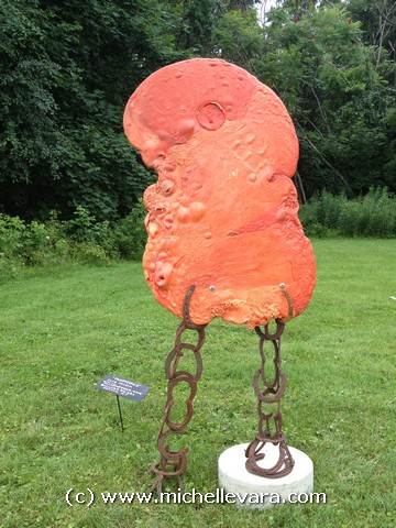 metal Sculpture Murphy and Plastishu 1 on the North Bennington VT show 2013