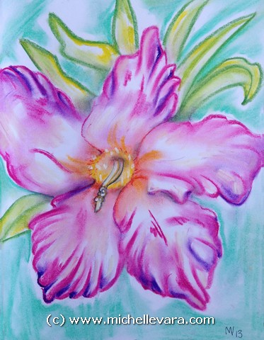 Artist miChelle Vara uses pastel to create WildFlowers