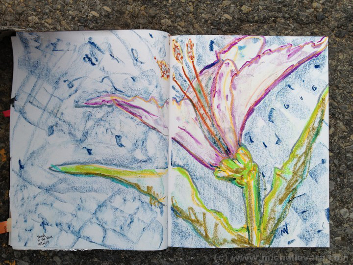 skidmore college, michelle vara, Traveling sketchbook, Ballard Road Art Studio, Saratoga NY