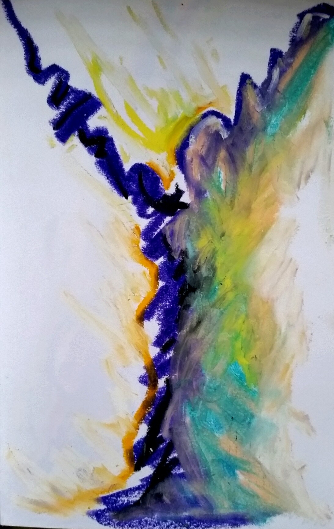 March-Oil Pastel - m. Vara