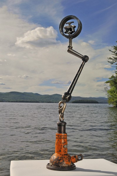 metal sculpture exploring human soul