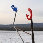 245. Challenge Contexts of Joy - Found industrial material, welded and in powder coat finish.