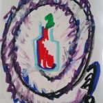 no. 351_Cosmopolitan Meeting Oil Pastel-