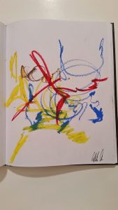 Automatic drawings Evidence Dance Co. at Saratoga Springs Dance