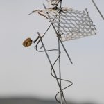 257. Traumatic Stress metal sculpture, recycled art, Junk art