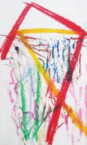 2-15-18 -25 Oil pastel on paper.