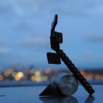 Sculpture no. 631_Sculpture photographed on the roof top of the Cleveland Clinic Hospital in Chicago IL