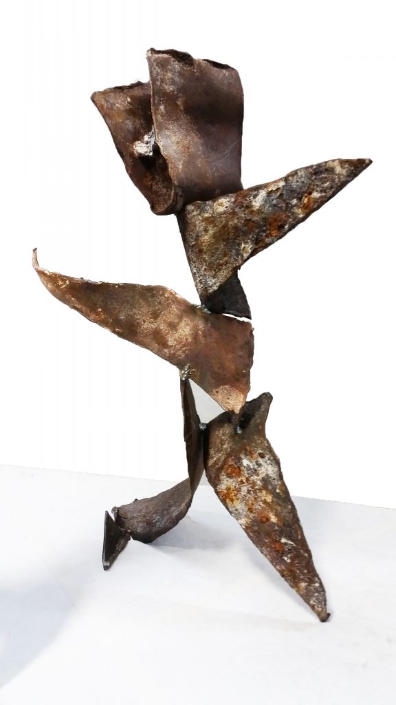 Metal Sculpture Torn by Michelle Vara