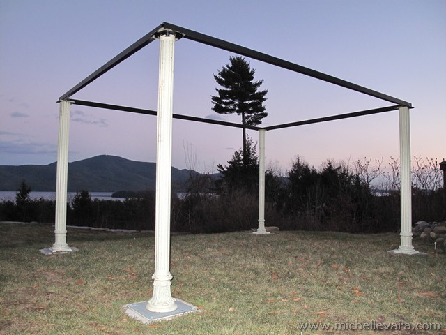 pergola steel posts