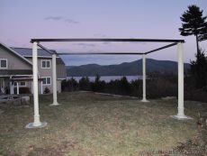 pergola steel posts