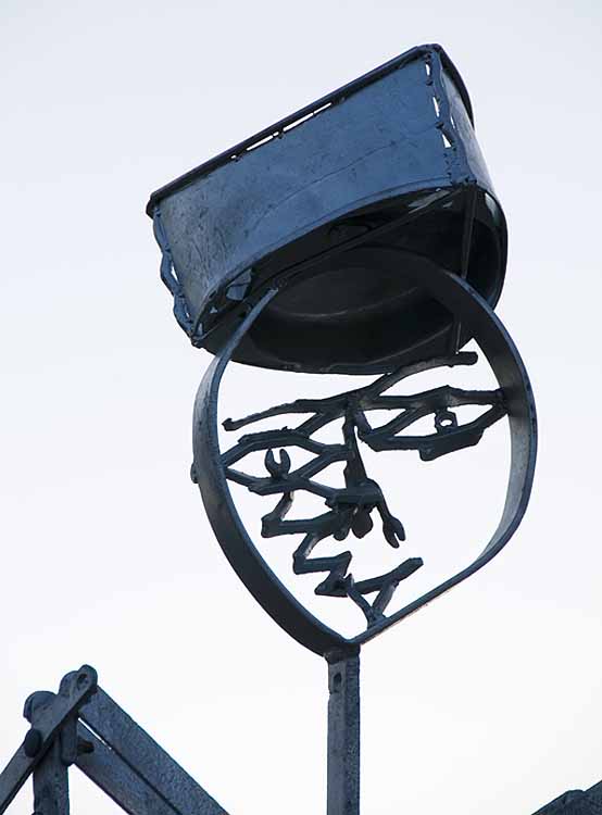 metal sculpture, General Knox Revolutionary war