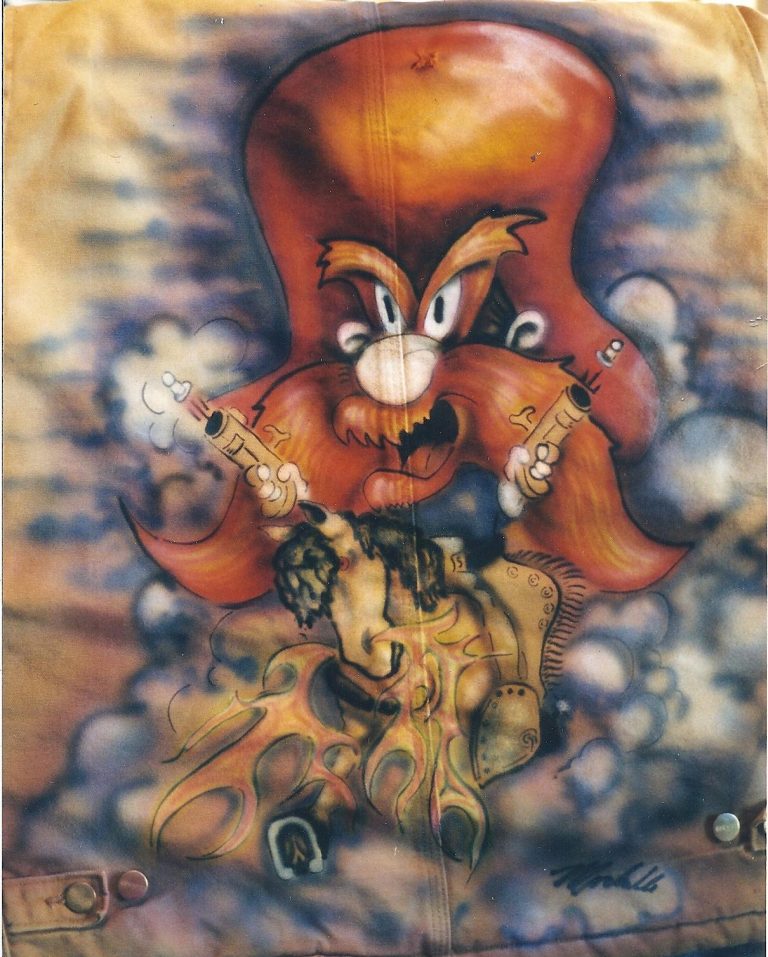 yosemite sam on Carhart Jacket