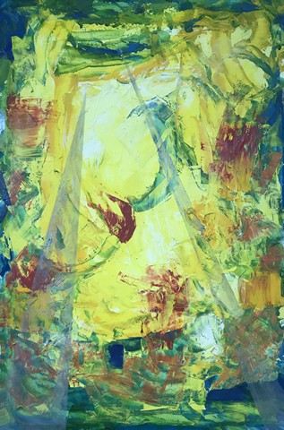 Camelot- oil on paper painting
