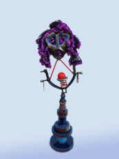 Metal sculpture, meditative practice.